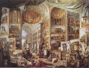 Giovanni Paolo Pannini Roma Antica oil on canvas